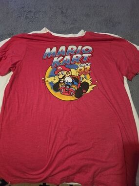Red Mario Kart Graphic Tee